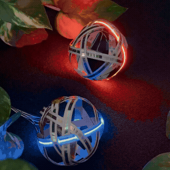 Flexible light source with multiple colors