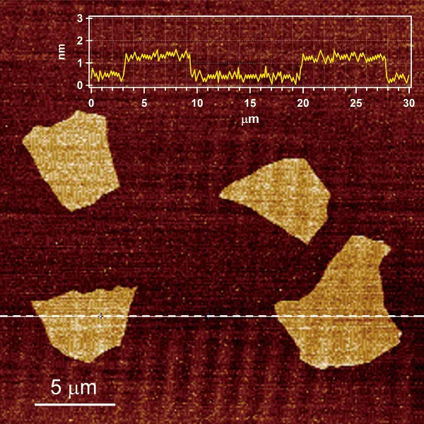 AFM image of graphene oxide